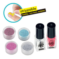 HKM-058835 Sparkling Nail Art Set for Kids - Creative Play House Toy for Girls Ages 6 and Up