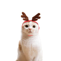 HKM-059155 Festive Fleece Pet Costume Set for Cats and Dogs - Christmas Cape, Hat, and Bib