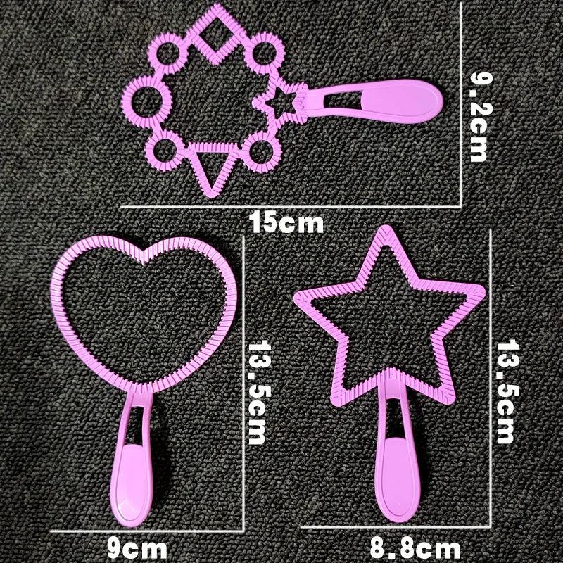 HKM-059411 Large Bubble Blowing Tool Set for Outdoor Fun - Soap Bubble Maker for Kids and Adults
