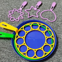 HKM-059411 Large Bubble Blowing Tool Set for Outdoor Fun - Soap Bubble Maker for Kids and Adults