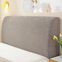 HKM-059411 Universal Wooden Bed Backrest Cover in Knitted Jacquard Fleece