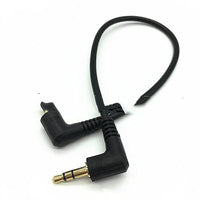 HKM-059475 3.5mm Audio Cable Elbow Connector for Mobile Devices - 0.3m Black Copper Wire