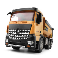 HKM-059539 1:14 Scale Remote Control Dirt Truck Toy with Dump Bed - Indoor & Outdoor Fun