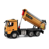 HKM-059539 1:14 Scale Remote Control Dirt Truck Toy with Dump Bed - Indoor & Outdoor Fun