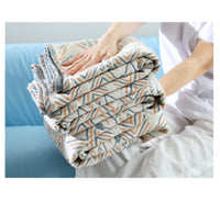 HKM-059539 Four-Layer Natural Cotton Gauze Sofa Cover – Breathable, Durable, Japanese Style Design