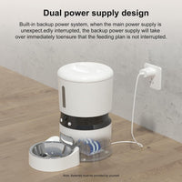 HKM-059603 Automatic Pet Feeder with 1080P HD Camera, 4L Capacity, Timed Meal Dispenser, Smart App Control