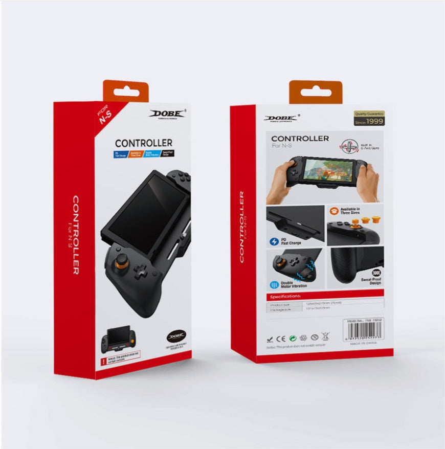 HKM-059603 Switch In-Line Handle TNS-19252 with Grip, Screenshot Button, Gyroscope, Vibration, and Charging Support