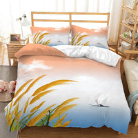 HKM-059731 Dandelion Cartoon Bedding Set in Soft Brushed Polyester, Multiple Sizes Available