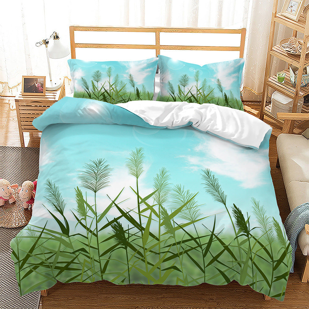 HKM-059731 Dandelion Cartoon Bedding Set in Soft Brushed Polyester, Multiple Sizes Available