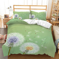 HKM-059731 Dandelion Cartoon Bedding Set in Soft Brushed Polyester, Multiple Sizes Available