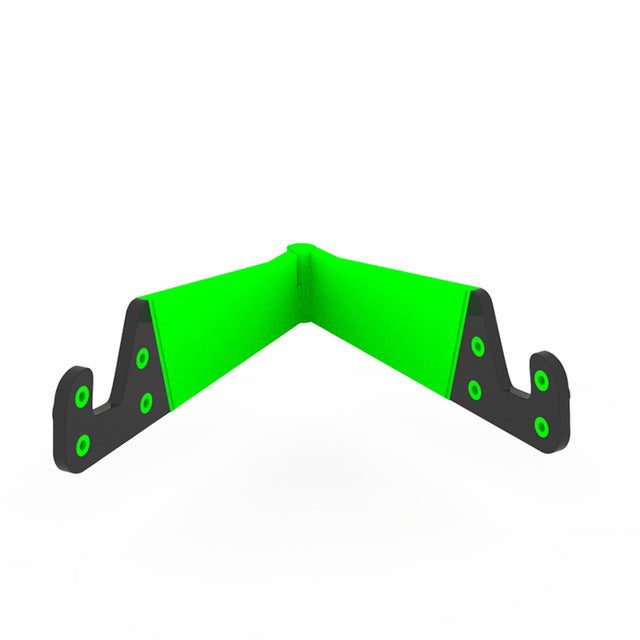 HKM-059795 V-Shaped Folding Plastic Tablet and Phone Holder - Multiple Colors Available