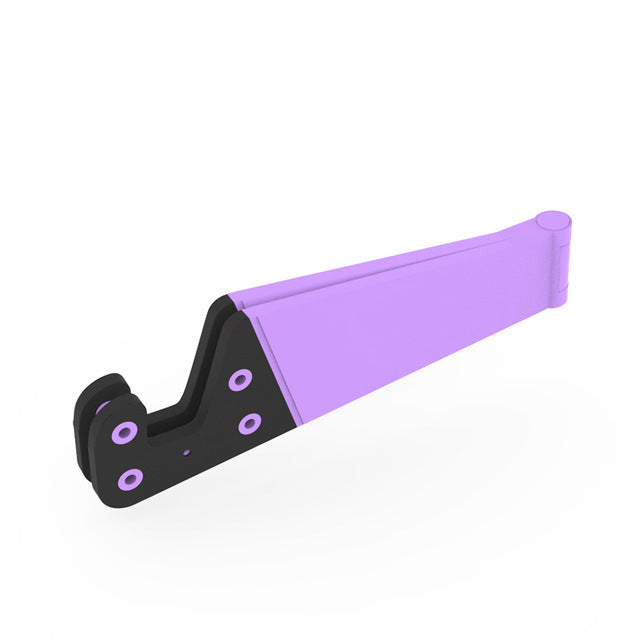 HKM-059795 V-Shaped Folding Plastic Tablet and Phone Holder - Multiple Colors Available