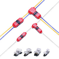HKM-059923 High-Frequency Wire to Wire Linker Connector for LED Applications, 2 Cores, 10mm Length, Plastic Insulator