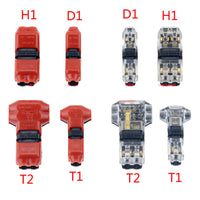 HKM-059923 High-Frequency Wire to Wire Linker Connector for LED Applications, 2 Cores, 10mm Length, Plastic Insulator