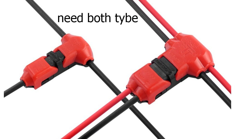 HKM-059923 High-Frequency Wire to Wire Linker Connector for LED Applications, 2 Cores, 10mm Length, Plastic Insulator