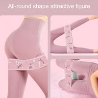 HKM-060051 Elastic Fitness Resistance Band - Polyester Fiber Tension Rope in Purple and Pink, Sizes S & M