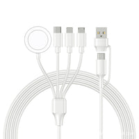 HKM-060115 Four-in-One USB Type-C Wireless Data Cable for Mobile Devices - Universal Dual-Use Design