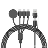 HKM-060115 Four-in-One USB Type-C Wireless Data Cable for Mobile Devices - Universal Dual-Use Design