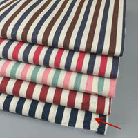 HKM-060563 Linen Cotton Blend Printed Fabric in Geometric Patterns - Multiple Color Options Available
