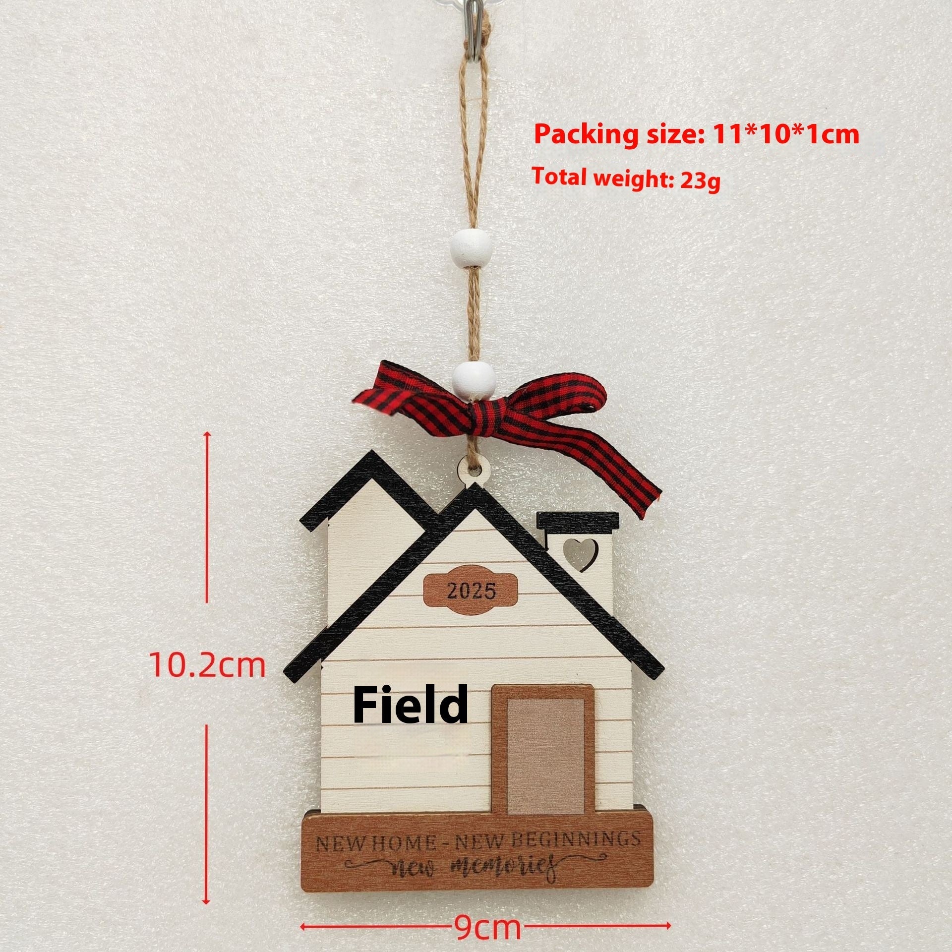 HKM-060691 Wooden Christmas Tree Pendant Decoration for Holiday Festivities