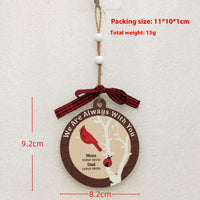 HKM-060691 Wooden Christmas Tree Pendant Decoration for Holiday Festivities