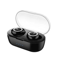 HKM-060947 Wireless Bluetooth Stereo Earbuds with Charging Case - Ergonomic TWS Headset for Phone Calls and Music