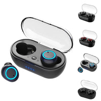 HKM-060947 Wireless Bluetooth Stereo Earbuds with Charging Case - Ergonomic TWS Headset for Phone Calls and Music