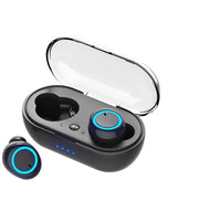 HKM-060947 Wireless Bluetooth Stereo Earbuds with Charging Case - Ergonomic TWS Headset for Phone Calls and Music