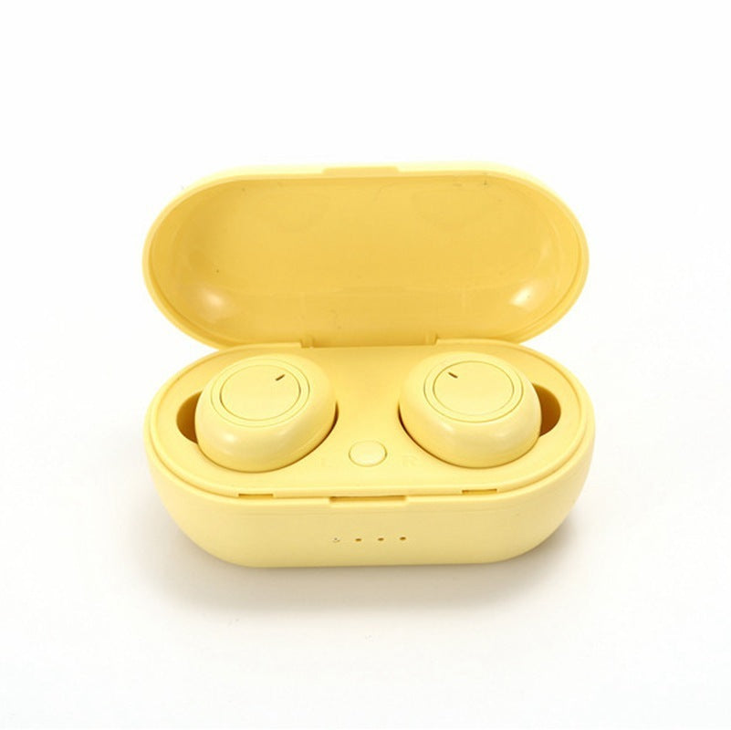 HKM-060947 Wireless Bluetooth Stereo Earbuds with Charging Case - Ergonomic TWS Headset for Phone Calls and Music