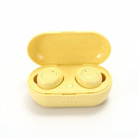 HKM-060947 Wireless Bluetooth Stereo Earbuds with Charging Case - Ergonomic TWS Headset for Phone Calls and Music