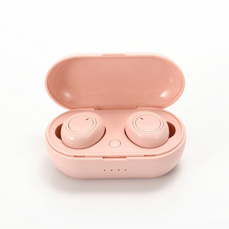 HKM-060947 Wireless Bluetooth Stereo Earbuds with Charging Case - Ergonomic TWS Headset for Phone Calls and Music