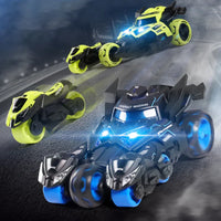 HKM-061139 3-in-1 Alloy Pull Back Ejector Chariot Car Toy with Light and Music for Kids Age 5-7, Diecast Motorcycle Vehicle