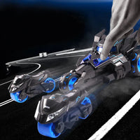 HKM-061139 3-in-1 Alloy Pull Back Ejector Chariot Car Toy with Light and Music for Kids Age 5-7, Diecast Motorcycle Vehicle