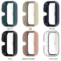 HKM-061139 Tempered Film Integrated Shell for Huami Amazfit Bip3 & Bip3 Pro - Durable Hard Case in Multiple Colors