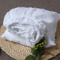 HKM-061203 Pure Linen Bedspread - Breathable and Sweat-Absorbent in Solid Color, Available in Two Sizes