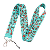 HKM-061267 Cute Cartoon Doctor Mobile Phone Lanyard with Metal Buckle, Bright Colors, Durable Polyester, 46cm Length