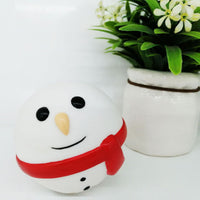 HKM-061331 Interactive Christmas Food Dropping Ball Pet Toy - Bite-Resistant Vinyl Design