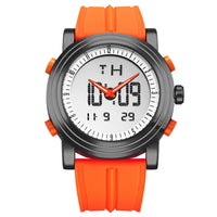 HKM-061395 Luminous Dual Display Electronic Watch with Alarm, Calendar, and Waterproof Design