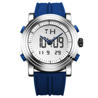 HKM-061395 Luminous Dual Display Electronic Watch with Alarm, Calendar, and Waterproof Design