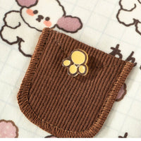 HKM-061523 Cozy Velvet Bear-Inspired Pet Clothing with Warm Pockets for Cats and Dogs