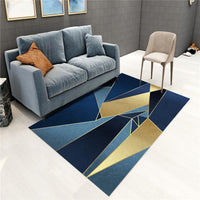 HKM-061587 Nordic Light Printed Geometric Carpet Mat - 400mm x 600mm, Machine Washable, Available in Multiple Styles