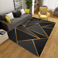 HKM-061587 Nordic Light Printed Geometric Carpet Mat - 400mm x 600mm, Machine Washable, Available in Multiple Styles