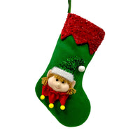 HKM-061651 Christmas Kitchen Window Decoration Holy Gift Bag - Cloth, 45cm Length