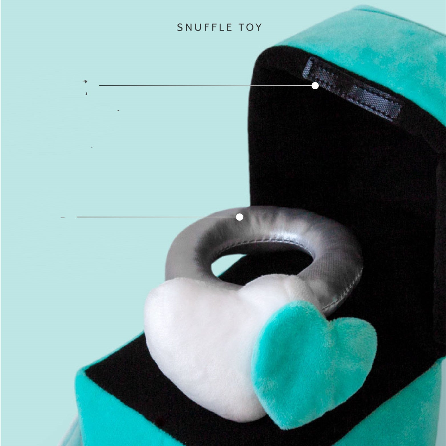 HKM-061651 Pet Gift Ring To Relieve Boredom Sniff And Miss Food Plush Toy