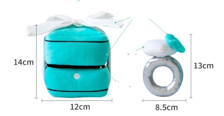 HKM-061651 Pet Gift Ring To Relieve Boredom Sniff And Miss Food Plush Toy