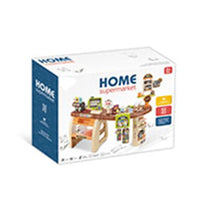 HKM-061715 Electric Children's Cash Register Supermarket Toy 52-Piece Educational Playset for Ages 2-7