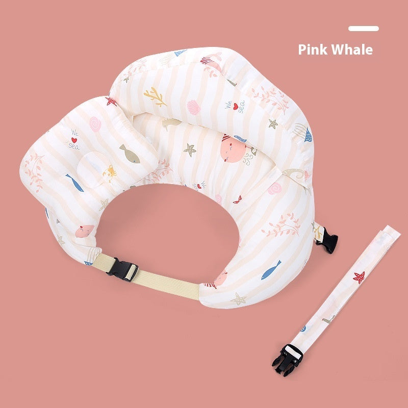 HKM-061843 Breastfeeding Pillow Set of 3 with 100% Cotton Cover and Removable Shoulder Strap