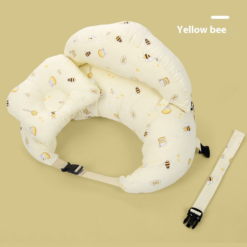 HKM-061843 Breastfeeding Pillow Set of 3 with 100% Cotton Cover and Removable Shoulder Strap