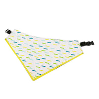 HKM-061971 Three-Layer Waterproof Pet Scarf Towel - Vibrant Colors and Fun Patterns