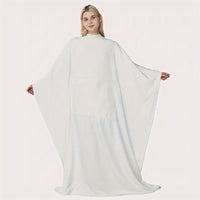 HKM-062035 Cozy Flannel Blanket with Pillow - 50x70 Inches in Solid Colors